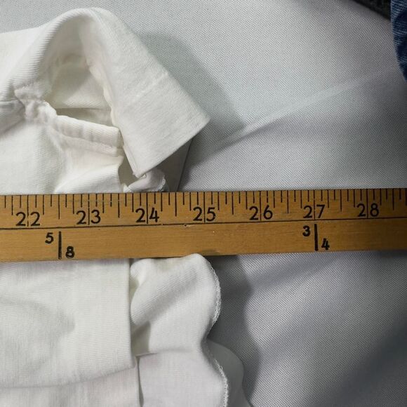 Nike Golf Polo Shirt Men’s Medium White Embroidered Pink Swoosh Made in Peru - Picture 7 of 7